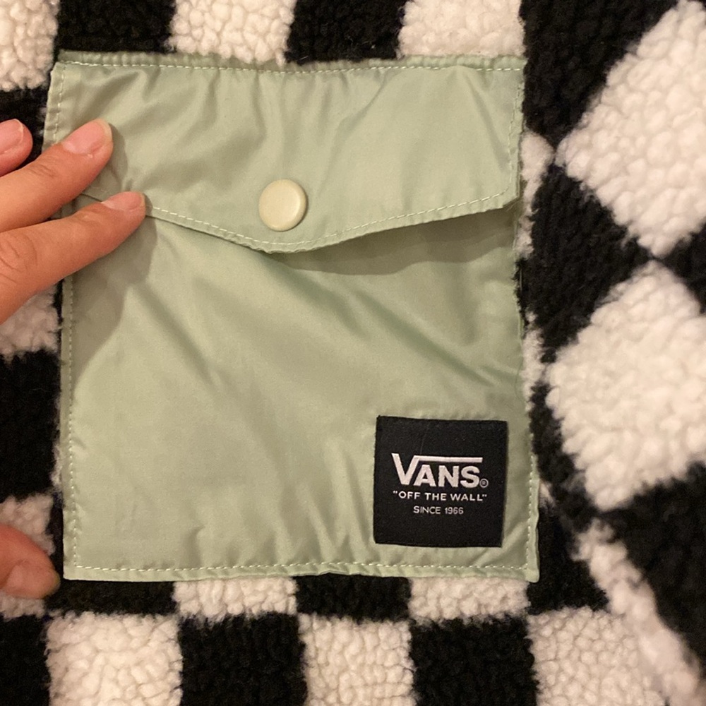 Vans Winterset Sherpa Checkerboard Jacket - M - Picture 4 of 7